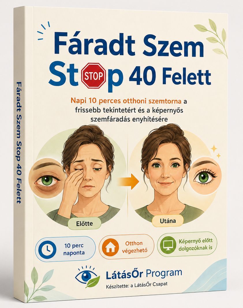 Fáradt Szem Stop 40 Felett E-könyv borító